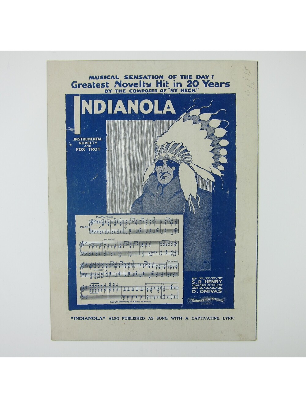 Sheet Music I'm Glad I Can Make You Cry Silent Movie Alice Joyce Harry Tenney - Picture 11 of 12